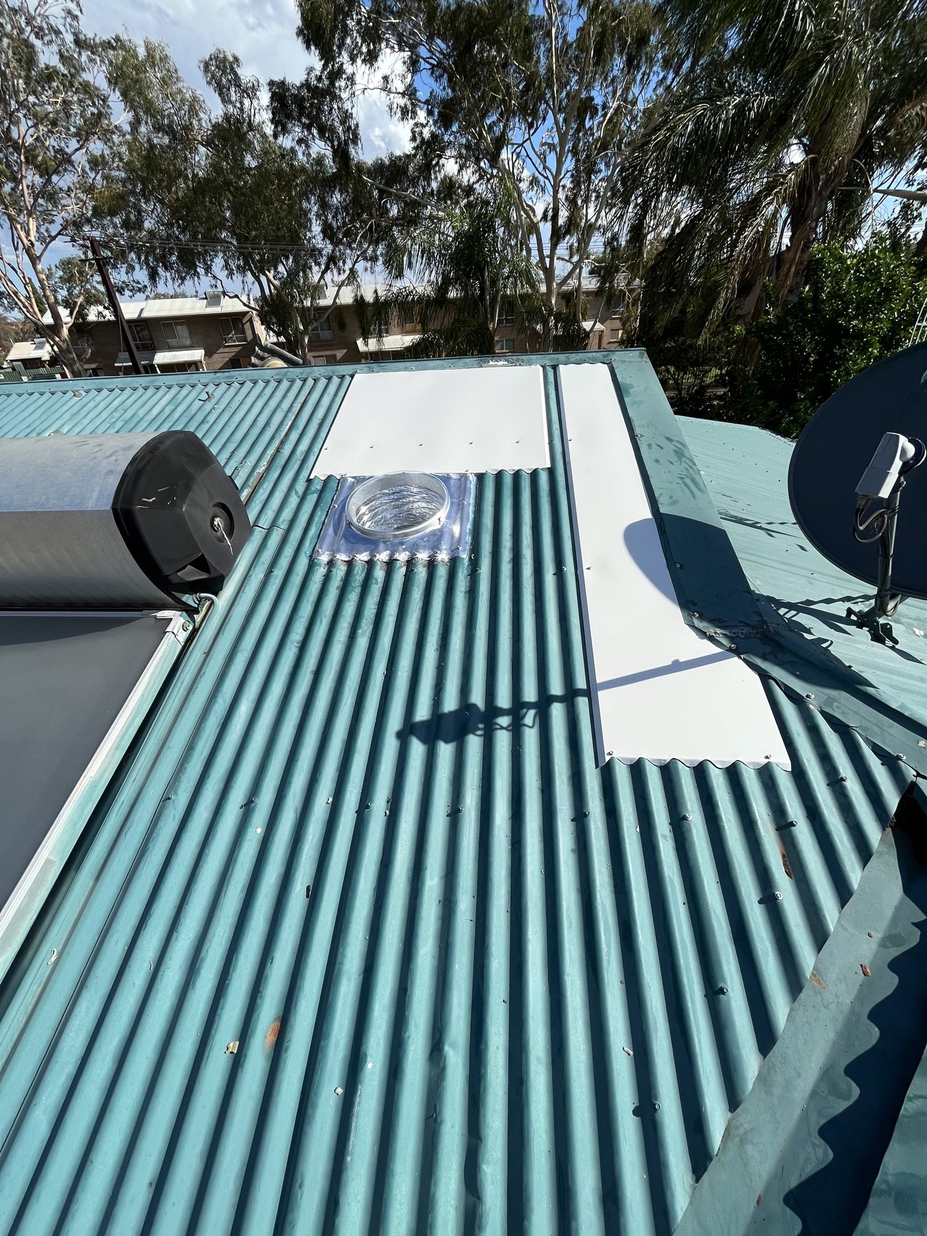 Roof repair and skylight — 1