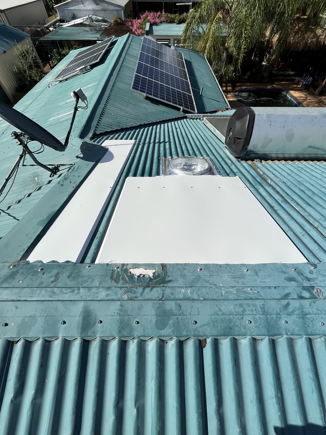 Roof repair and skylight — 3